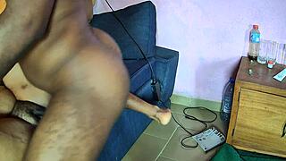 Hot African Babe's Juicy Blowjob Turns into Wild Doggystyle Pounding!