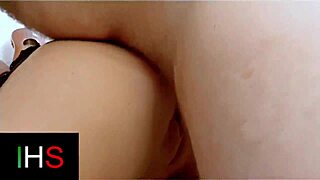 big slut milf gets ass pounded hard on double bed 😈🍑
