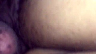 Curvy Ebony Redbone's Onion Booty Takes Deep Backshots in Homemade Flick