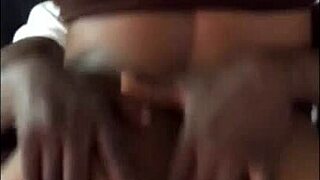 Big ass ebony neighbor bends over backyard for homemade pounding!