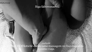 hotwife massages huge bull cock films for traveling cuck