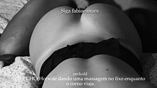 hotwife massages huge bull cock films for traveling cuck