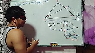 my nerdy asian teacher with brown eyes calculates wild bedroom math