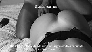 hotwife massages huge bull cock films for traveling cuck