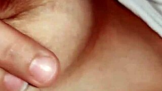 Steamy couple films homemade phone sex romp