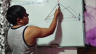 my nerdy asian teacher with brown eyes calculates wild bedroom math