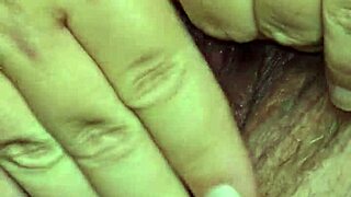 A thick pregnant milf squirts hard from her massive swollen pussy