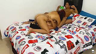 KHALESSI 69! Two Super Hot Amateurs Suck COCK Then Cameraman Joins ORGY!!