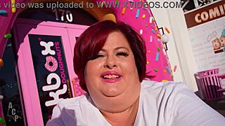 bbw redhead clown slut fucks fat co-worker mid-shift then bangs manager for job
