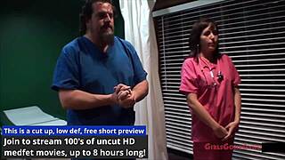 stupid intern lola lynn in latex nurse outfit humiliated with assfucking