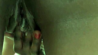 Amateur Ebony Teen Takes Interracial Doggystyle Creampie in POV