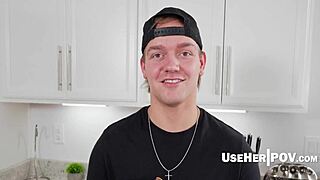 Step-mom's pussy freeuse on birthday? Family slave surprise POV fuck!