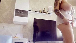 omg this teen in miniskirt flashes ass pussy then masturbates hard