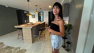 she's the house maid with juicy latina ass tight pussy and i fuck her deep