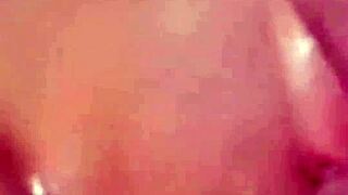 Curvy Colombian Ex-Girlfriend in Miniskirt Gives Sloppy Foot Fetish Blowjob