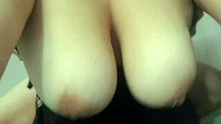 Feel these big saggy tits bounce while I fuck you doggystyle bent over?