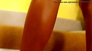 Brunette Babe Overwhelmed By Horny Masturbation Urges On Shaved Pussy