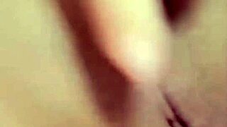 Curvy Colombian Ex-Girlfriend in Miniskirt Gives Sloppy Foot Fetish Blowjob