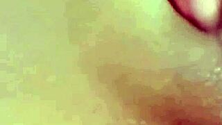 Curvy Colombian Ex-Girlfriend in Miniskirt Gives Sloppy Foot Fetish Blowjob