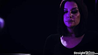 i catch my husband's shemale mistress and lick her pussy before fucking