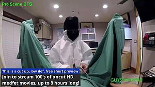 Cum Clinic Extraction: Doctor Tampa Milked by Nonbinary Nurse Doctors in Hospital Roleplay