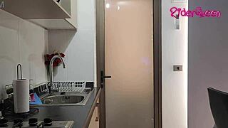 real latina milf housewife gets roughly creampied by old lover in homemade roleplay