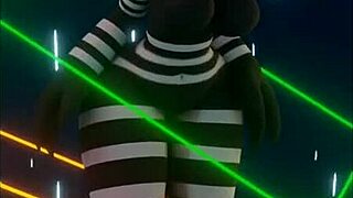 Can FNAF Puppet handle monster cock creampies in part 1?