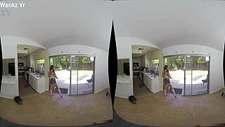 carolina sweets horny babysitter bonus vr wank