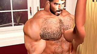 cuckold wife submits to handsome muscular football player hunk