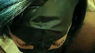 Masked Lalola Klitz devours dick like a total pro!