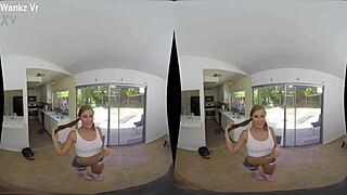 carolina sweets horny babysitter bonus vr wank