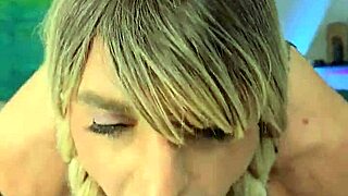 Stunning 10/10 Swedish blonde wife smokes seductively in real life