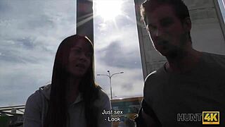 Tricky Guy Fucks Hot Chick for Cash Needing Accommodation