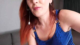 hairy housewife soaks dress bra with epic pussysquirt closeup