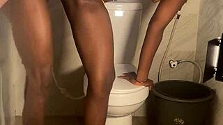 Homemade teen bathroom fun on sheer see-through with over 110 videos!