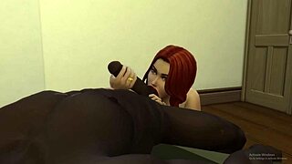 redhead hotwife loves taking that big black cock deep