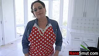 OMG STEPMOM GRANNY'S HUGE TITS REVEAL Her Secret Old School Porno Star Past!