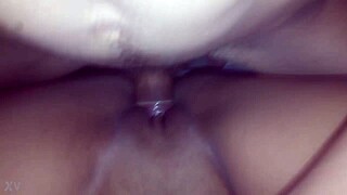 Colombian teen prostitute pounds tight vagina hard