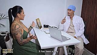 mariana martix gets dr martix's cock deep in office during anatomy chapter v