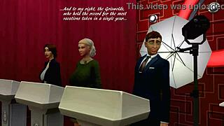 Sims 4 parody of National Lamporn's European Vacation with wild blowjob action