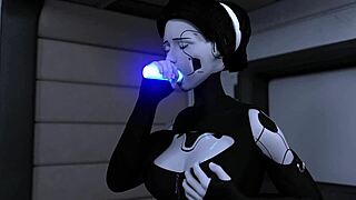 Hey robot girl, ready for hard anal and face fuck creampie?