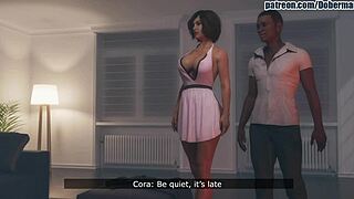 Stepmom handles two massive cocks in wild scene