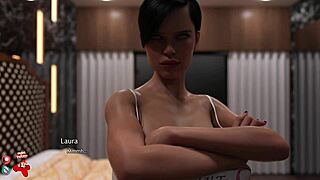 Golden Boy 16 Shows Young Brunette with Big Tits in 3D