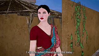 印度继公公在丈夫缺席时猛操继女儿