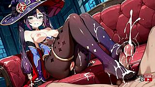 我迷上原神莫娜最热3D动漫cosplay色情合集